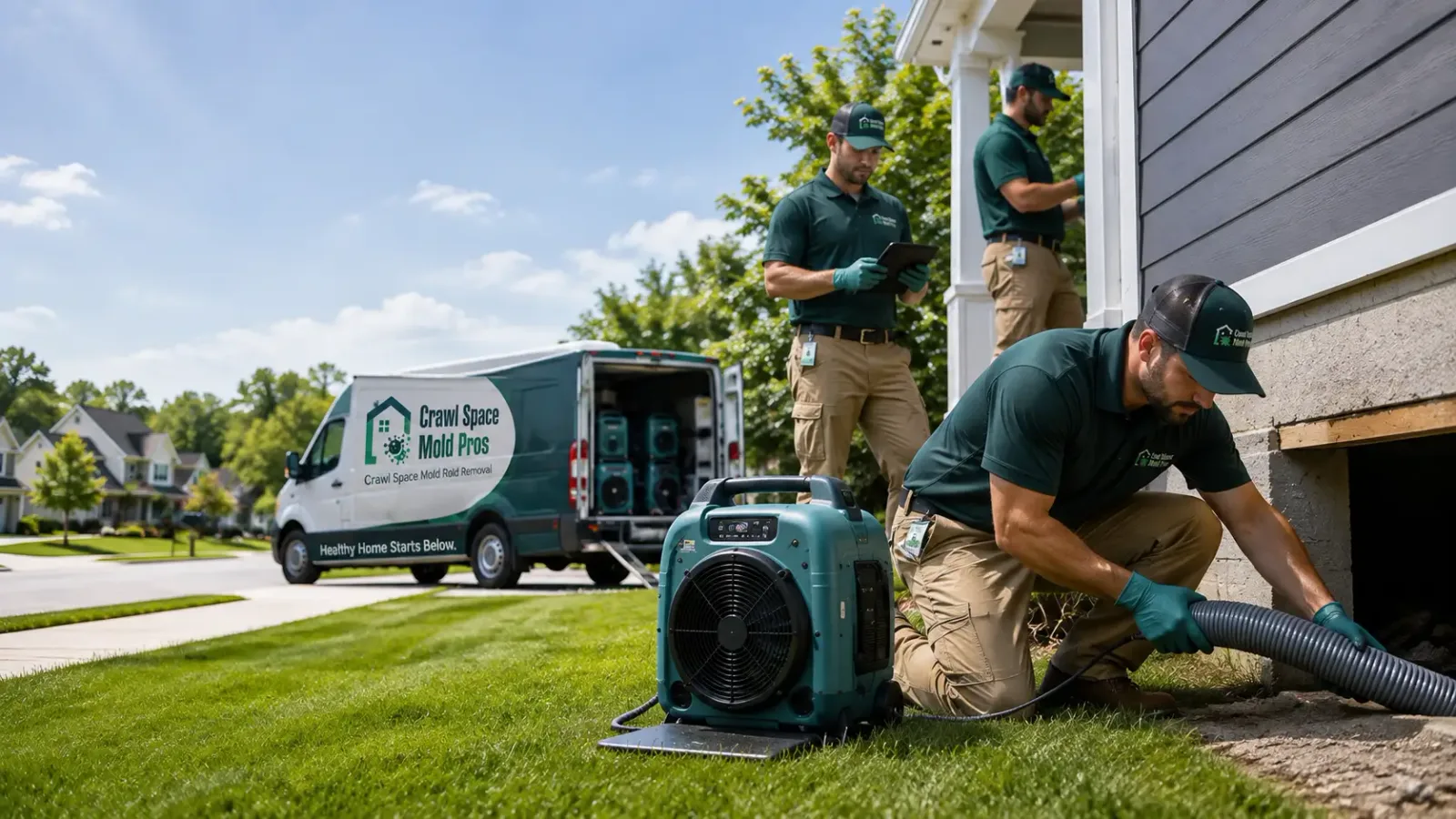 Crawl Space Mold Removal in Taunton, MA